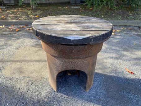 防災かまどベンチ 防災,防災かまど,カマドの写真素材