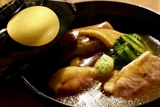 食べ物シリーズ:加賀治部煮 食べ物シリーズ:加賀治部煮の写真