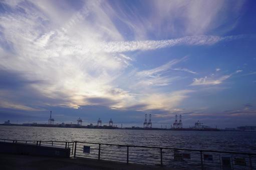 Osaka Bay scenery, JPG Osaka Bay scenery, JPG