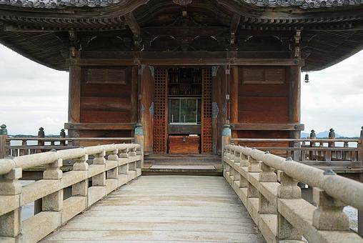 パワースポット　満月寺・浮御堂㊹ 滋賀県大津市,満月寺,浮御堂の写真素材