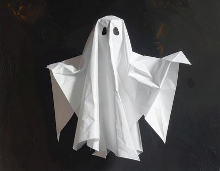 ハロウィンゴーストのペーパークラフト ハロウィンゴーストのペーパークラフトの写真
