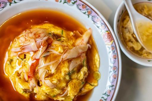 天津飯 天津飯,中華料理,卵料理の写真素材