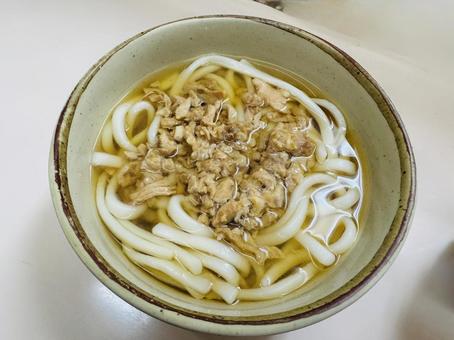 かしわうどん かしわうどん うどん,麺料理,日本食の写真素材