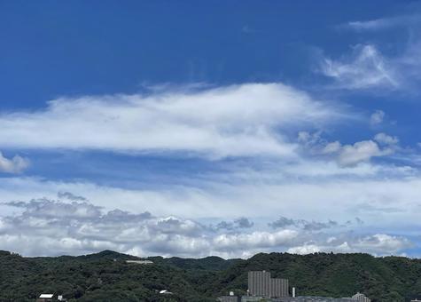 夏の晴天の午後の写真