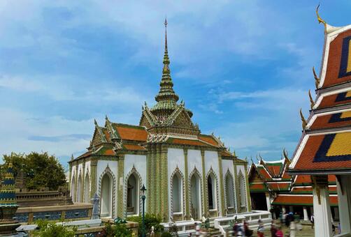 ワット・プラケオ ワット・プラケオ,エメラルド寺院,金の写真素材
