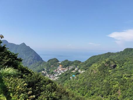 金瓜石の風景 金瓜石の風景 金瓜石,台湾,景色の写真素材
