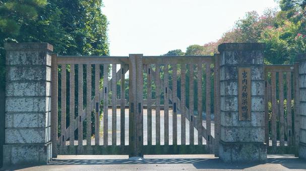 宮内庁 新浜鴨場 千葉県市川市 宮内庁 新浜鴨場 千葉県市川市 新浜鴨場,市川市,御猟場の写真素材
