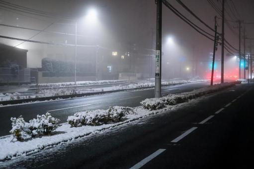 首都圏の積雪 首都圏の積雪 積雪,雪,冬の写真素材