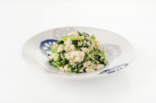 ホウレン草の白和えごま風味 ほうれん草と豆腐の白和え,白和え,ごま風味の写真素材