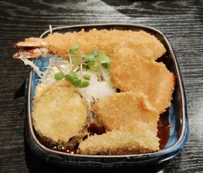 天ぷらセット 天ぷらセット 食べ物,飲食物,料理の写真素材
