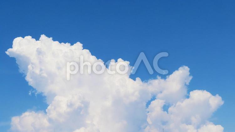 夏の空 11 空,晴れ,自然の写真素材