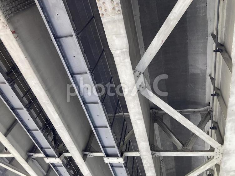 高速道路高架下の風景4 高速道路,高架下,風景の写真素材