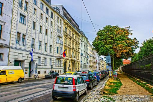 Street trees and embassies, JPG