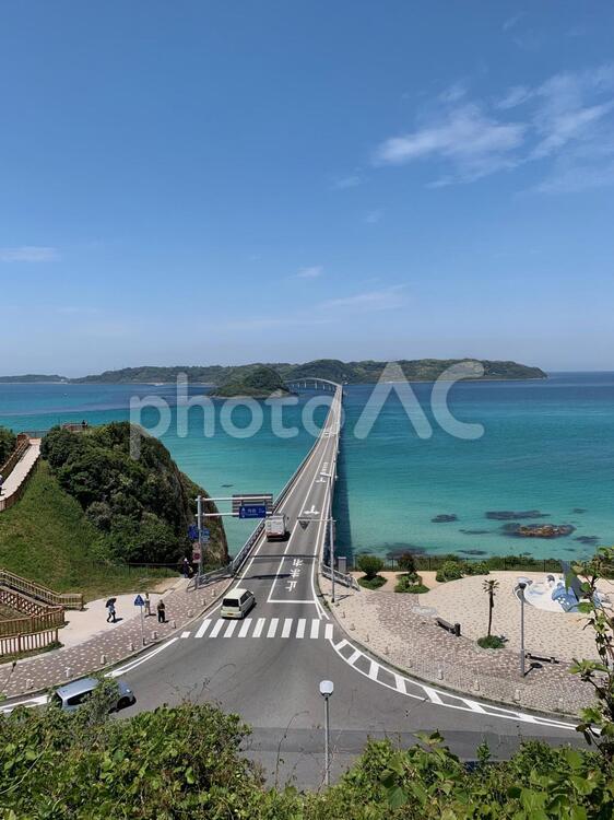 海の上の橋 橋,海の上,観光の写真素材