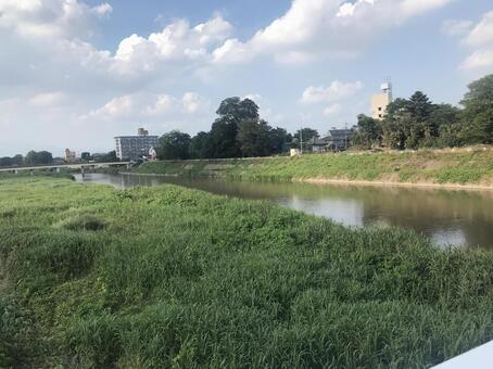 田舎の河原 田舎の河原の写真