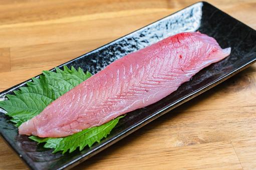 キメジマグロの短冊 キメジマグロ,短冊,キハダマグロの写真素材