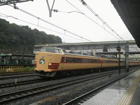 485系臨時急行能登号 485系,能登号,急行の写真素材