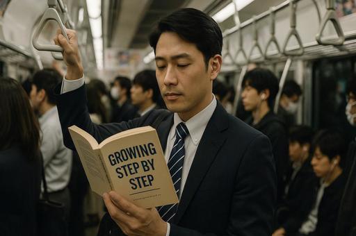 GROWING読書の通勤電車 GROWING読書の通勤電車の写真