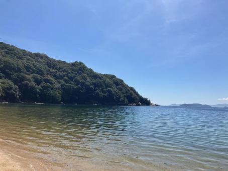 海 海 海岸,夏,青の写真素材