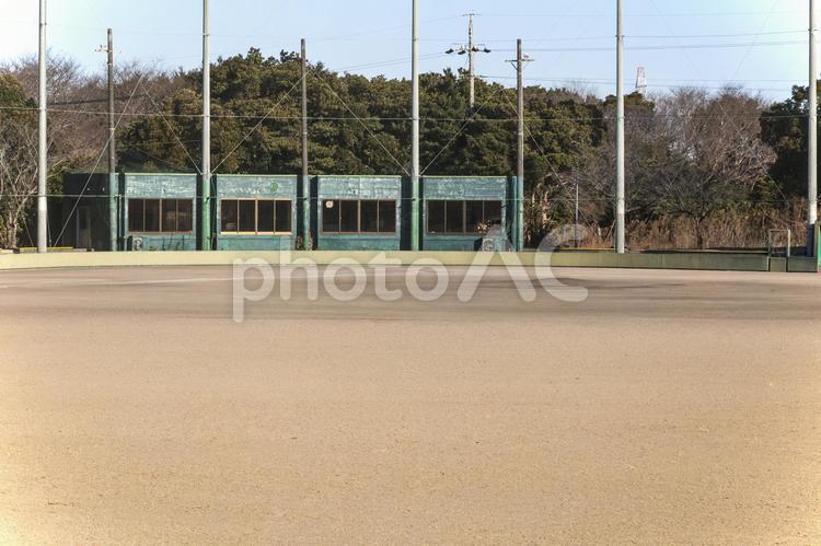 渥美運動公園野球場15（田原市） 野球,球場,大会の写真素材