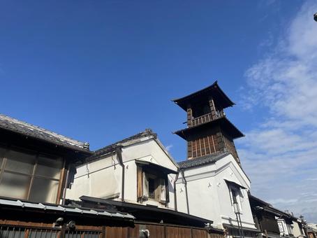 時の鐘 時の鐘 埼玉県,川越市,時の鐘の写真素材
