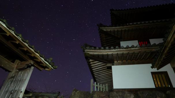 和の夜空に輝く星々 和の夜空に輝く星々 星空,夜空,宇宙の写真素材