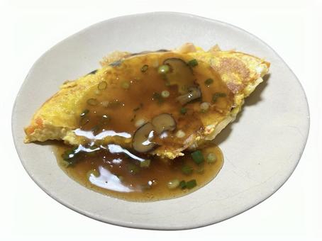 あんかけ たまご あんかけ たまご あんかけ,天津飯,卵とじの写真素材