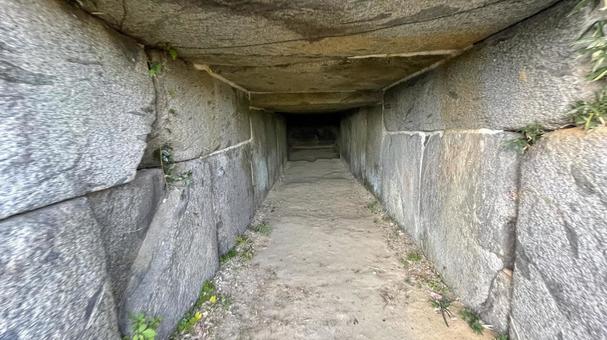 明日香村の岩屋山大奮の石室 明日香村の岩屋山大奮の石室 奈良,明日香,飛鳥の写真素材