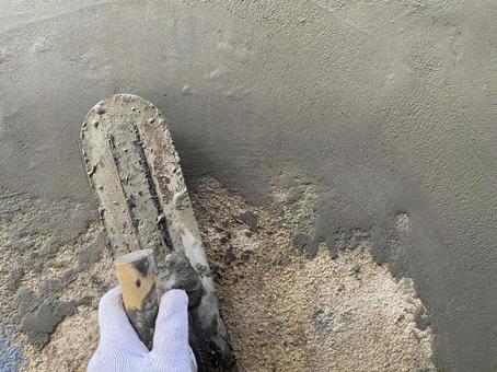 壁　モルタル塗り 塗装,家,住居の写真素材