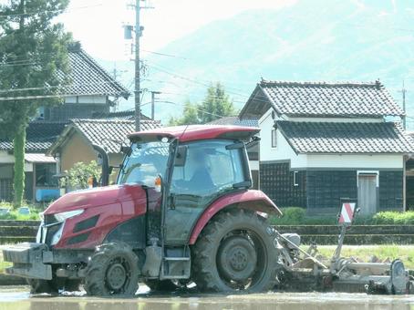 Photo, tractor, a tractor, combine, 