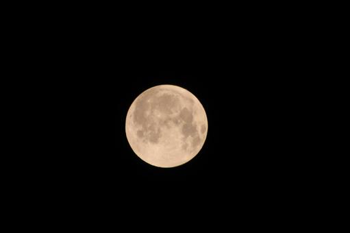 満月 満月 月,夜,15夜の写真素材