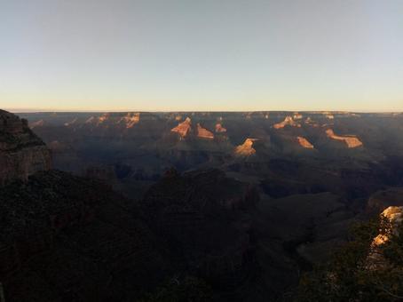 グランドキャニオンの夕暮れ6 グランドキャニオンの夕暮れ6の写真