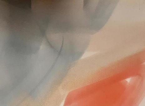 紙に塗られたグレーとオレンジのパステル 紙,パステル,灰色の写真素材