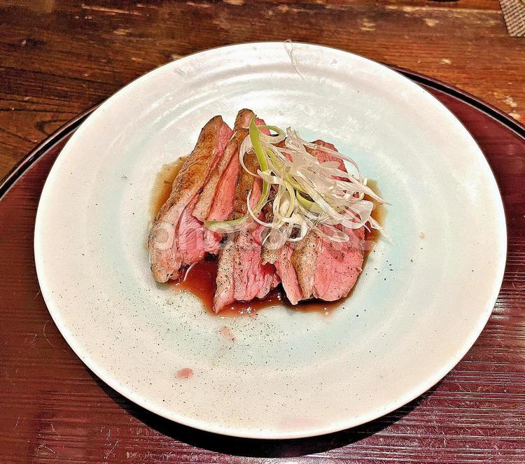 和風鴨ロース かも,鴨,ロースの写真素材