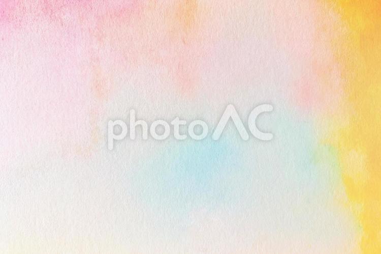 パステルカラーの水彩風和紙 和紙,水彩,和風の写真素材