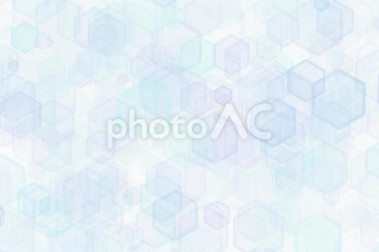 カラフルな六角形の背景 六角形,水彩画,水彩の写真素材