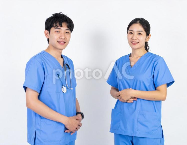 医師・看護師の医療チームのイメージ 医師,看護師,医療の写真素材
