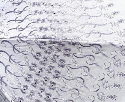 紫の美しい刺繍柄のテクスチャ素材 紫の美しい刺繍柄のテクスチャ素材 紫,テクスチャ,素材の写真素材