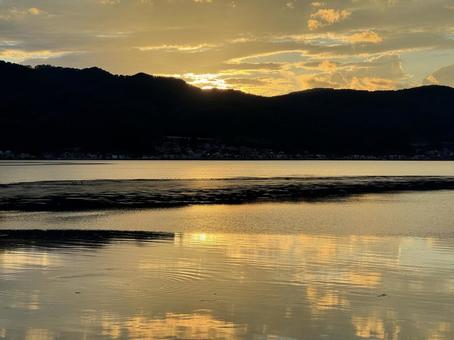 諏訪湖 諏訪湖,湖,諏訪の写真素材