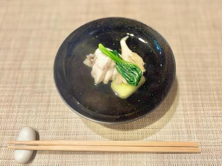 冬瓜と鯛のお吸い物 冬瓜と鯛のお吸い物 お椀,食べ物,食事の写真素材