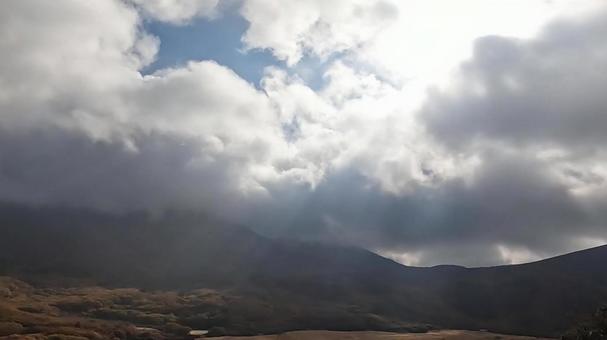 秋の山空 秋の山空の写真
