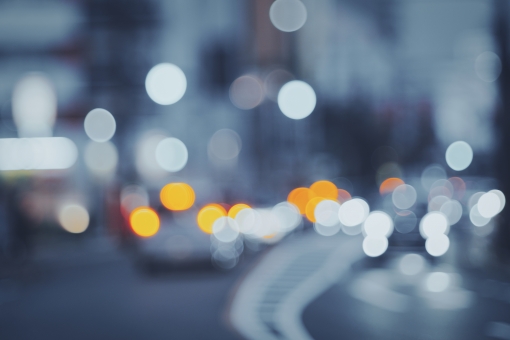 道路のぼかし風景 道路のぼかし風景 車,自動車,道路の写真素材