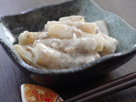 ごぼうマヨネーズ　サラダ ごぼうマヨネーズ,サラダ,ゴボウの写真素材