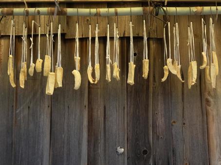だいこん干し だいこん干し だいこん,たくあん,干すの写真素材