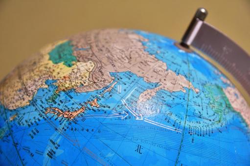 日本列島にクローズアップした地球儀 日本列島にクローズアップした地球儀 日本,日本列島,本州の写真素材