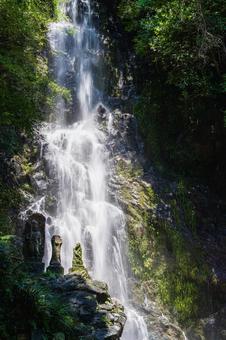 佐賀-【清水の滝】 佐賀,小城市,清水の滝の写真素材