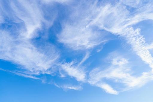 青空と雲 青空と雲の写真