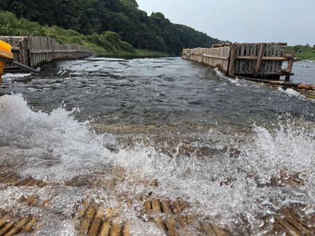 栃木県 那珂川やな 栃木県 那珂川やなの写真