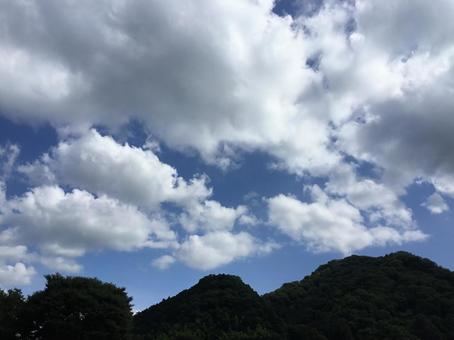 雲と山 雲と山の写真