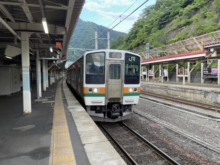 Minakami Station in Summer, JPG Minakami Station in Summer, JPG